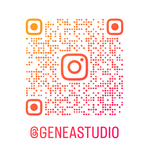 Código QR del perfil de Instagram @geneastudio